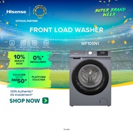 [FREE Installation] Hisense 10.5kg Front Load Inverter Washing Machine /5 Star/Baby Care/Drum Clean/
