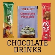 [Trial pack]AIK CHEONG CHOCOLATE PISTACHIO 38g / TEALIVE MATCHA Green Tea Milk Tea / ZUS Signature C