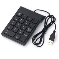 USB Wired Digital Keyboard Numeric 18 Keys Keypad Mini Number Pad For Laptop Notebook Tablets