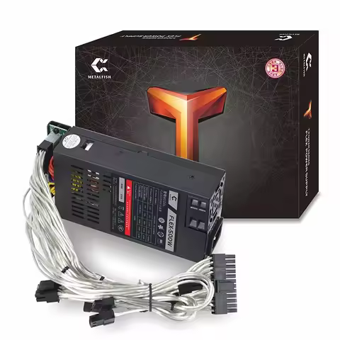 Computer FLEX Power Supply 500W 1U Small PSU Full Module Source For ITX MINI Case S3/K39/A4/loli1 De