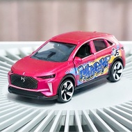 Majorette Citroen DS7 Metal Car Model Matte Pink Pattern