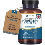 P Precise Mag glycinate citrate malate taurate vegan capsules by 4 1 166mg serving 44mg elemental ma