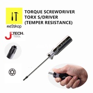 JETECH TOOL TORX SCREW DRIVER /TORQUE SCREW DRIVER /(TEMPER RESISTANCE)
