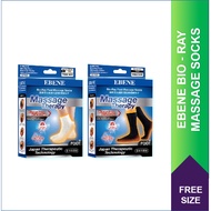 EBENE Bio-Ray Foot Massage Socks Massage Therapy Free Size Men (Long) Women (Short)