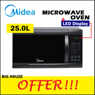 Sharp / Midea 25L Digital Microwave Oven EM825AGS with Timer Defrost Function EM825AGS-BK (Black)