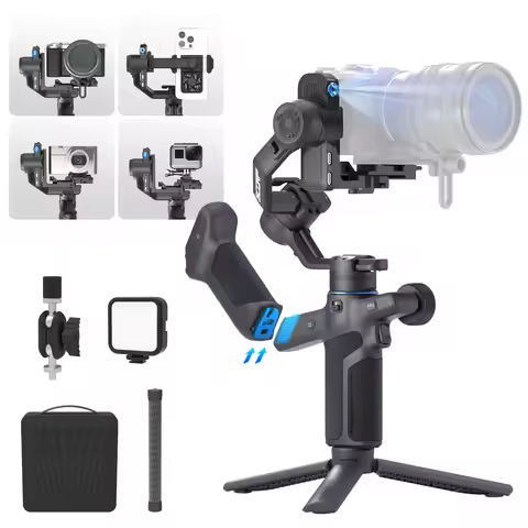 FeiyuTech SCORP Mini 3 Pro Kit 3-Axis Camera Stabilizer,Built-in AI Track,Pocket Camera,Action Camer