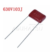 10PCS 0.01UF 630V103J Pitch 10MM 10NF 103 CBB Polypropylene Film Capacitor