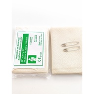 Outdoor Gauze Triangle Bandage Triangle Scarf First Aid Teaching Training Bandage Contains 2 Pins