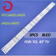 Backlight set 43inch TCL Led43s6202, Led43s6200 Led43p21us, Led43d2913d Brandnew Genuine 8b3s6v