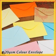 7.75" x 5.5" 120gsm Color Envelope | Colour Envelope Wedding Envelope | Sampul Surat Kad Jemputan | 