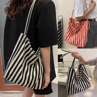 Stripes Canvas Bag Thick Canvas Bag Large Strong Canvas Bag Shopping Bag Office Bag College Bag Stri