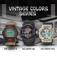 [Original Marco] GSHOCK DW-6600PC-5D / GA-400PC-8A / GA-100PC-7A2 Vintage Colour Men Watch