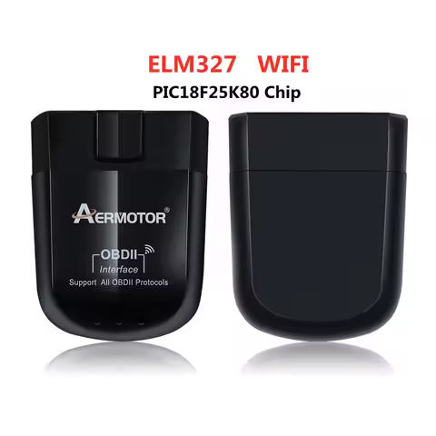 2024 New AERMOTOR OBD2 Code ReaderELM327 25K80 Chip WiFi ELM327 V1.5 PIC18F25K80 ELM327 BT4.0 Blueto
