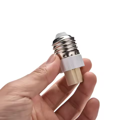 Useful E27 Male to G9 Female Socket Base LED Halogen CFL Light Bulb Lamp Adapter 50 mm H x 29 mm Dia