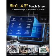 FNIRSI 2C53P Handheld Tablet Oscilloscope Multimeter DDS Signal Generator 3 in 1, 2CH Automotive Osc