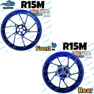 Yamaha R15M R15 M Original Sport Rim Sportrim Front Rear Depan Belakang Cast Wheel Blue BC5-F5168-00