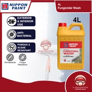 4L Nippon Paint Fungicidal Wash Preparation For Interior & Exterior Wall Brick Wood Kill Fungal Bact