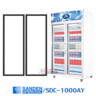 ขอบยางประตูตู้แช่ Sanden Intercool รุ่นSDC-1000AY (ตู้แช่ 2 ประตูใหญ่)ของแท้