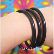 European American Men Bracelet Unique Black Bracelet Nightclub Rock Bracelet Big Ring Trendy Men Bra