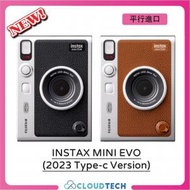 富士膠片 - Fujifilm Instax Mini Evo 兩用即影即有相機 - 2023 年最新Type C 版本 - (啡色)