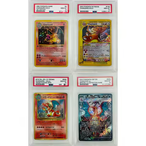 Pokemon PSA 10 DIY Different Numbers Toys Hobbies Hobby Collectibles Game Collection Anime Cards