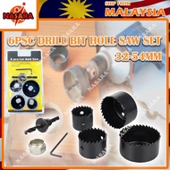 Nasara 6 PCS HSS DRILL BIT HOLE SAW CUTTER SET 32MM - 54MM