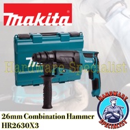 Makita 26mm Combination Rotary Hammer Drill HR2630X3 Brand New