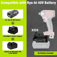 RYB40MIL18 Battery Adapter for Ryobi 40V Li-ion Battery Convert To for Milwaukee 18V Battery, Work f