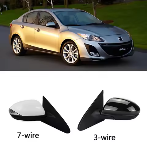 Car Accessories For MAZDA 3 BL 2009 2010 2011 2012 2013 Auto Outside Door Rearview Mirror Assemblys 
