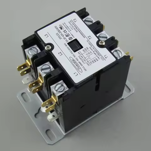 Hvacstar SA-3P-40A-208/240V Definite Purpose Contactor 3Poles 40FLA 208/240V AC Coil , DP Contactor,
