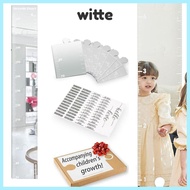 WITTE Growth Chart Mirror for Wall, Height Measuring Mirror 3 in 1 Growth Chart Mirror, Growth Chart