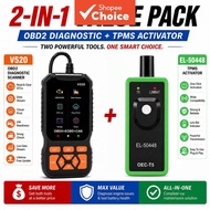 Obd2 Scan Tool Gm Tpms Kit V520 El-50448 Multi-language Reader Activation