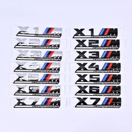 Sesuai untuk pelekat berprestasi tinggi BMW M5 Thunder, pengubahsuaian M3M4X1, emblem kereta hitam X