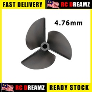 [ T2B05 ] TFL Rc Boat spare part propeller 3 blade plastic prop for rc boat 4.76mm shaft