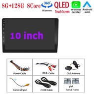 【QLED 1280*720P 】Evean 8G+256G 8Core Android Headunit Car Radio Android Player 2Din Android 16 QLED