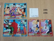 1995 96年版 95%新 DragonBall Power Level Battle Part 14 17 Cards No 594 583 581 592 717 739 龍珠 激鬥 合併白卡 