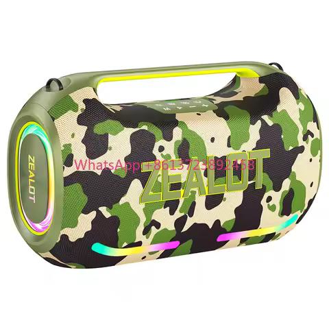 Portable Outdoor Party LED Light Stereo Speaker 250W Colorful Lighting Wireless Speaker Smart Wirele