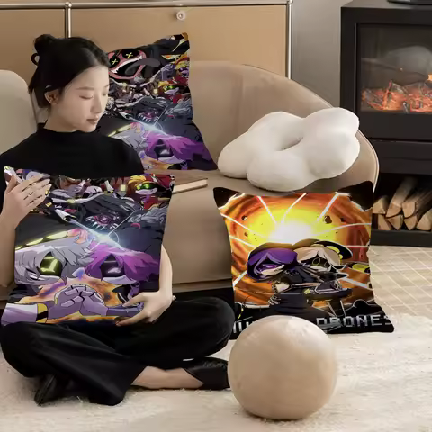 Classic Anime M-Murder D-Drones Cushion Cover Pillowcase Upholstery Sofa Throw Pillow Home Decor Pil