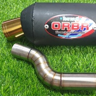 WAVE100 POWER PIPE Gold Tip by ORBR THAILAND