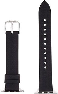 Fossil S380018 Women's Watch, Apple Watch Strap, Replacement Band, Black, Black, Luxury