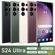 High Quality S24 U  5G Smartphone 7.0inch Ultra Clear Screen Memory 16GB +1TB  Android 13.0 Battery 