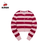 เสื้อคาร์ดิแกนถักสายเชอร์รี่ขนาดเล็ก [KIRSH] | 24SS