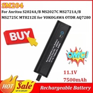 SM204 11.1V 7500mAh Rechargeable Battery for Anritsu S2024A/B MS2027C MS2721A/B MS2725C MT8212E for 