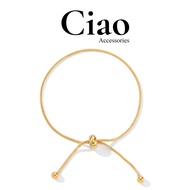 [KHÔNG ĐEN GỈ] Vòng chân lắc chân titan thiết kế trơn mã 03 đơn giản Ciao accessories