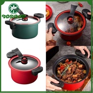 DNOPMA SHOP Stew Pot Pressure Cooker 3.5L Non-Stick Soup Meat Pot Multifunctional Cookware Rice Cooker Induction Cooker Gas Stove