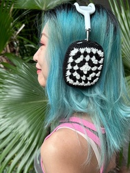 時尚個性黑白祖母格 AirPod Max 保護套 索尼 XM5 頭戴式耳機