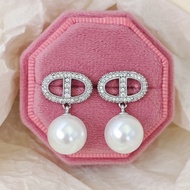 European American Cross-Border Light Luxury High-End French Pearl Earrings 2025 New Style ins Classy