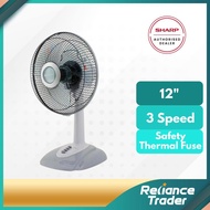 Sharp 12 Inch Table Fan 3 Speed PJT129GY