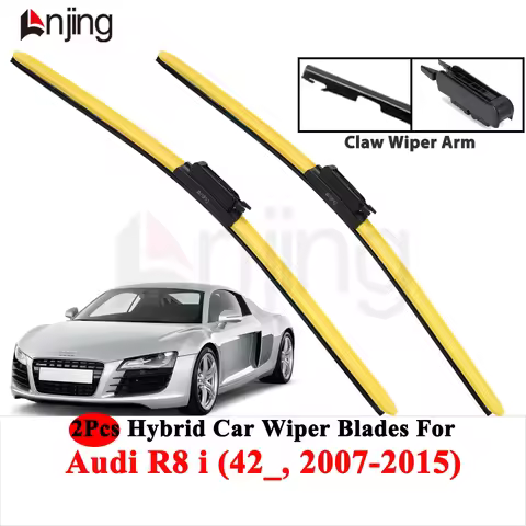 LNJING Colorful Car Windshield Wiper Blades For Audi R8 Spyder 2007-2015