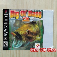Ps1 Ps 1 Game CD Cassette OI Bass 2 Fishing GameBIG